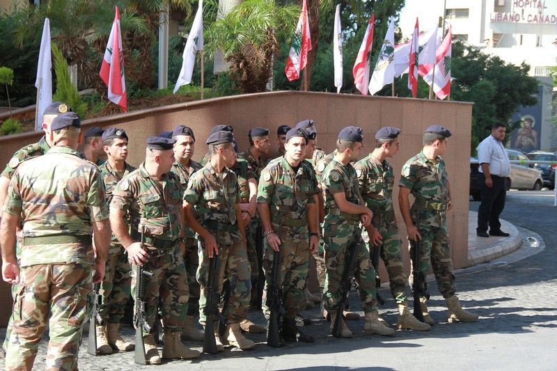 Lunch for the Casualties of Lebanese Army 